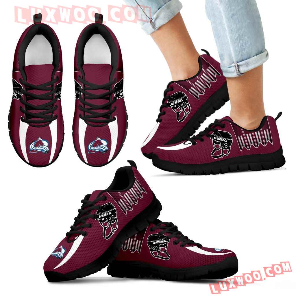 Vintage Four Flags With Streaks Colorado Avalanche sneakers